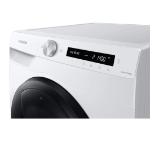 Samsung WW70T552DAW/S7, Washing Machine, 7kg, 1200 rpm,  Energy Efficiency B, Add Wash,  AI Control, Eco Bubble, Hygiene Steam, Spin Efficiency B, WiFi, White, Black door