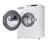 Samsung WW70T552DAW/S7, Washing Machine, 7kg, 1200 rpm,  Energy Efficiency B, Add Wash,  AI Control, Eco Bubble, Hygiene Steam, Spin Efficiency B, WiFi, White, Black door