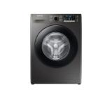 Samsung WW70TA046AX/LE, Washing Machine, 7 kg, 1400 rpm, Energy Efficiency B, Spin Efficiency B, ecobubble, Hygiene Steam, Stainless steel, Black door
