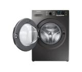 Samsung WW70TA046AX/LE, Washing Machine, 7 kg, 1400 rpm, Energy Efficiency B, Spin Efficiency B, ecobubble, Hygiene Steam, Stainless steel, Black door