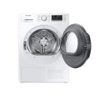 Samsung DV80TA020TT/LE, Tumble Dryer with Heat Pump technology, 8kg, A++, Wrinkle prevention, Quick Dry 35 ',LED, Diamond drum, White