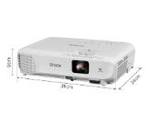 Epson EB-W06, WXGA (1280 x 800, 16:10), 3700 ANSI lumens, 16 000:1, HDMI, USB, WLAN (optional), Speakers, 24 months, Lamp: 12 months or 1000 h, White