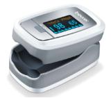 Beurer PO 30 pulse oximeter, Measurement of arterial oxygen saturation (SpO2) and heart rate (pulse), Colour display with 4 available views, Adjustable display brightness,Graphic pulse display, Medical device