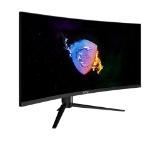 MSI Optix MAG342CQRV, 34", VA, 100Hz, 1ms, UWQHD 3440x1440, 21:9, Curve 1500R, AG, Mystic Light, Night Vision, Anti-Flicker, Adaptive-Sync, 250 cd/m2, Contrast 3000:1, DCR 100M:1, 2x HDMI, DP 1.2, Height Adj., Tilt, Swivel, Pivot, Frameless, VESA