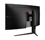 MSI Optix MAG342CQRV, 34", VA, 100Hz, 1ms, UWQHD 3440x1440, 21:9, Curve 1500R, AG, Mystic Light, Night Vision, Anti-Flicker, Adaptive-Sync, 250 cd/m2, Contrast 3000:1, DCR 100M:1, 2x HDMI, DP 1.2, Height Adj., Tilt, Swivel, Pivot, Frameless, VESA