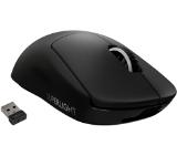 Logitech G Pro X Superlight Wireless Mouse, Lightspeed Wireless 1ms, HERO 25K DPI Sensor, 400 IPS, Onboard Memory, >63g, Black