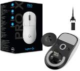 Logitech G Pro X Superlight Wireless Mouse, Lightspeed Wireless 1ms, HERO 25K DPI Sensor, 400 IPS, Onboard Memory, >63g, White