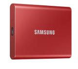 Samsung Portable SSD T7 500GB, USB 3.2, Read 1050 MB/s Write 1000 MB/s, Metallic Red
