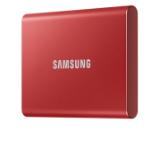 Samsung Portable SSD T7 500GB, USB 3.2, Read 1050 MB/s Write 1000 MB/s, Metallic Red