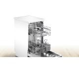 Bosch SPS2HKW59E SER2 Free-standing dishwasher 45cm, E, 8,5l, 9ps, 6p/3o, 46dB, Silence 43dB, display, white, HC