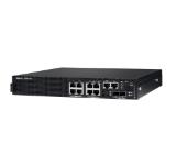 Dell EMC N3208PX-ON, 4x1G RJ-45, 4x1/2.5/5G RJ-45, 2x10G SFP+, PoE 90W, 1xAC PSU, IO/PS, OS6, Lifetime Limited Hardware Warranty