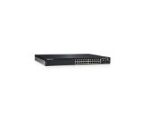 Dell EMC PowerSwitch N3224PX-ON, 24x10M/100M/1G/ 2.5G/5G/10G BASE-T RJ45 with 802.3bt Type-4 (90W) PoE, 4x 25G SFP28 ports, 2x 100G QSFP28, 1x1600W AC PSU, 1 EPS (optional), IO/PS