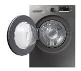 Samsung WD80T4046CX/LE, Washing Machine/Dryer, 8/5kg, 1400rpm, Energy Efficiency C/E, Spin Efficiency B, LED Display, Eco Bubble, Bubble Soak, Air Wash, Hygiene Steam, Stainless steel, Black door