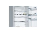 Bosch KGN39IJEA SER4 FS fridge-freezer NoFrost, E, Vario Style, 203/60/66cm, 366l(279+87), 39dB, VitaFresh 24l, Inox-look