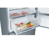 Bosch KGE49AICA SER4 FS Fridge-freezer LowFrost, C, 201/70/65cm, 413l(302+111), 38dB, VitaFresh 28l, inox EasyClean