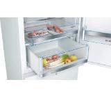 Bosch KGE36AWCA SER6 FS Fridge-freezer LowFrost, C, 186/60/65cm, 302l(214+88), 38dB, VitaFresh 22l, bottle rack, fan, white