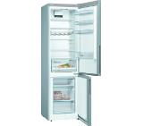 Bosch KGV39VLEAS SER4 FS Fridge-freezer LowFrost, E, 201/60/65cm, 343l(249+94), 39dB, VitaFresh, fan, inox-look