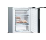 Bosch KGV36VBEAS SER4 FS Fridge-freezer LowFrost, E, 186/60/65cm, 308l(214+94), 39dB, VitaFresh, fan, black