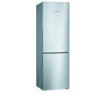 Bosch KGV362LEA SER4 FS Fridge-freezer LowFrost, E, 186/60/65cm, 308l(214+94), 39dB, VitaFresh, inox-look