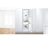 Bosch KIS87AFE0 SER6 BI fridge-freezer LowFrost, E, 177,2cm, 270l(209+61), 36dB, VitaFresh Plus, EasyAccess shelf, Vario Shelf, 2 cooling systems, display, flush-folding