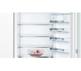 Bosch KIS87AFE0 SER6 BI fridge-freezer LowFrost, E, 177,2cm, 270l(209+61), 36dB, VitaFresh Plus, EasyAccess shelf, Vario Shelf, 2 cooling systems, display, flush-folding