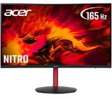 Acer Nitro XZ272UPbmiiphx, 27" VA LED Curved 1500R, Anti-Glare, ZeroFrame, FreeSync, DisplayHDR 400, 4ms, 100M:1, 400nits, 2560x1440 WQHD, 144Hz(up to 165Hz), 2xHDMI, DP, Audio out, 2x3W, Height adj., Tilt, Swivel, Black