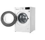 LG F4WN208N3E, Washing Machine, 8 kg, 1400 rpm, AI DD function, Add Item, Smart Diagnosis, Energy Efficiency D, Spin Efficiency B, LED Display, White