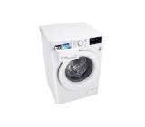 LG F4WN208N3E, Washing Machine, 8 kg, 1400 rpm, AI DD function, Add Item, Smart Diagnosis, Energy Efficiency D, Spin Efficiency B, LED Display, White