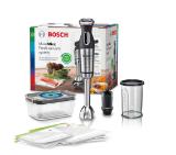 Bosch MS8CM61V1, Blender, MaxoMixx, 1000 W, QuattroBlade Pro, Vacuum pump, vacuum container (1.0 l), 3 vacuum bags of the type (1.2 l and 3.8 l), Included transparent jug, Stainless steel