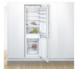 Bosch KIS86AFE0 SER6 BI fridge-freezer LowFrost, E, 177,2cm, 265l(191+74), 36dB, VitaFresh Plus, EasyAccess shelf, Vario Shelf, 2 cooling systems, display, flush-folding