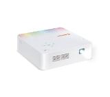 AOPEN Projector PV10 (powered by Acer), DLP, WVGA (854 x 480), 300Lm, 5000:1, LED Lamp (up to 30,000 hours), HDMI, DC Out (5V/0.5A, USB Type A), Stereo mini jack, WiFi, Speaker 2W, 0.4Kg, White