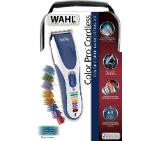 Wahl 09649-016, ColorPro, Cordless Clipper 10 colored guide combs, rinseable blade, storage pouch and accessories