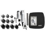 Wahl 79305-1316, HomePro Deluxe, Corded Clipper Combo, Length adjustment with taper lever. 10 clipper combs, accessories and a battery trimmer