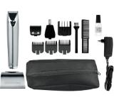 Wahl 09818-116, Stainless Steel Trimmer, Accessories with dual foil shaver, detail trimmer, 3 trimmer combs, 6 pos. guide comb