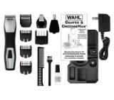 Wahl 09855-1216, Groomsman Pro, Cordless Trimmer Grooming kit with beard trimmer, detail blade set and shaver, 6 pos. beard guide and 3 individual beard guides