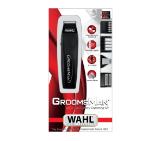 Wahl 05537-3016, Groomsman, Battery Trimmer Battery beard trimmer, trimmer blade and dual foil shaver and 6 pos. beard guide and 3 individual beard guides