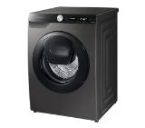 Samsung WW90T554DAX/S7,  Washing Machine, 9kg, 1400 rpm,  Energy Efficiency A, Add Wash, Eco Bubble, Steam Hygiene, Drum Clean, AI Control, Spin Efficiency B, Stainless steel, Black door