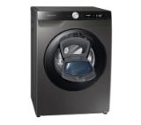 Samsung WW90T554DAX/S7,  Washing Machine, 9kg, 1400 rpm,  Energy Efficiency A, Add Wash, Eco Bubble, Steam Hygiene, Drum Clean, AI Control, Spin Efficiency B, Stainless steel, Black door