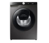 Samsung WW90T554DAX/S7,  Washing Machine, 9kg, 1400 rpm,  Energy Efficiency A, Add Wash, Eco Bubble, Steam Hygiene, Drum Clean, AI Control, Spin Efficiency B, Stainless steel, Black door