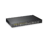 ZyXEL GS1900-48HP v2, 48-port GbE L2 Smart Switch, 170 Watt, rackmount