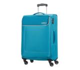 Samsonite Funshine 4-wheel spinner suitcase 66cm Blue