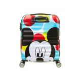 Samsonite AT 4-wheel 55cm Spinner suitcase Wavebreaker Mickey Close-Up