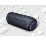LG PL5, Portable Bluetooth Speaker, Meridian Audio Technology, Passive Radiator Woofer, Party Lighting Effects, Speaker Phone, Bluetooth, 18 hours Built-in Battery, Dual Play