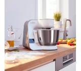 Bosch MUM5XW40, Compact Kitchen Machine, MUM5 scale, 3D Planetary Mixing, 1000 W, add. Meat grinder, Citrus press,White - champagne