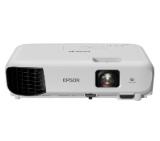 Epson EB-E10, XGA (1024 x 768, 4:3), 3 600 ANSI lumens, 15 000:1, VGA, HDMI, USB, 24 months, Lamp: 12 months or 1 000 h, White