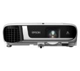 Epson EB-FH52, Full HD 1080p (1920 x 1080, 16:9) 240Hz Refresh, 4 000 ANSI lumens, 16 000:1, VGA, HDMI, USB, WLAN, Speakers, 36 months, Lamp: 36 months or 1 000 h, White