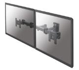 Neomounts by NewStar TV/Monitor Wall Mount (3 pivots & tiltable) for 2 Screens