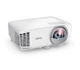 BenQ MW809STH, DLP, WXGA (1280x800), Short-throw (87"@0.91m), 20,000:1, 3600 AL, 10W Speaker, HDMI 1.4a, USB A 5V/1.5A, Audio in x2, Audio out, up to 15,000 hrs lamp life, Optional interactive kit(PW02/PT12), 2.8kg, White