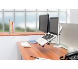 Neomounts by NewStar Flat Screen Desk Mount (clamp) with notebook tray