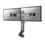 Neomounts by NewStar Flat Screen Desk Mount (clamp/grommet) for 2 Monitor Screens